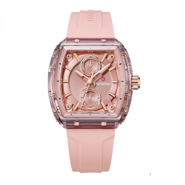 Expedition 6814 Rosegold Pink Rubber Lady MFRRGPN